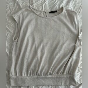 Banana Republic Shimmering Silver Sweater